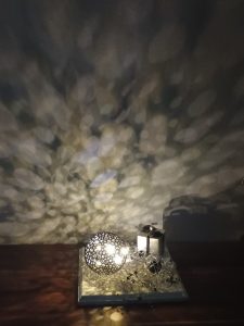 Ansicht von Links, Beleuchtung an, Nacht