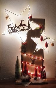 Dekosäule #002 Beleuchtet Nacht
