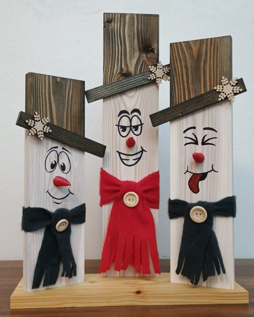 Schneemann Trio #003 Vorn