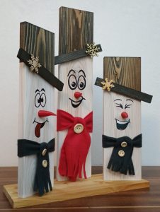 Schneemann Trio #002 Rechts