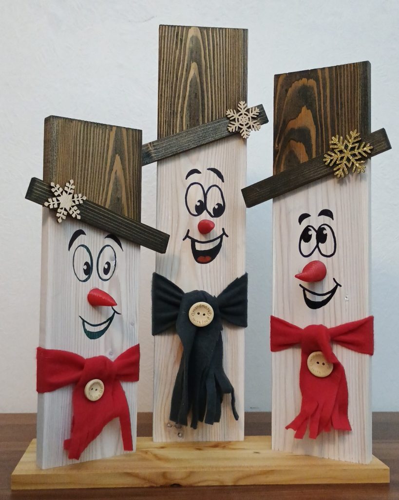 Schneemann Trio #004 Vorn