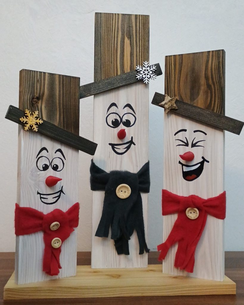 Schneemann Trio #005 Vorn