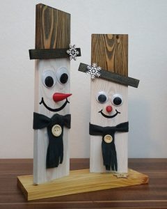 Schneemann Duo #001 Rechts