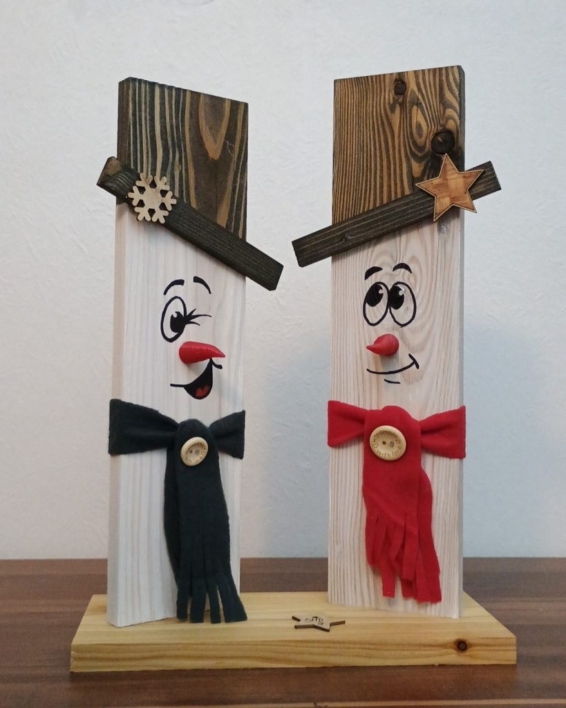 Schneemann Duo #003 Vorn