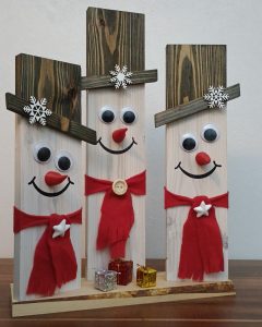 Schneemann Trio #001 Rechts