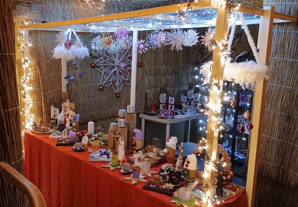 Unser Stand auf dem Wintermarkt Ludwigsfeld 2024