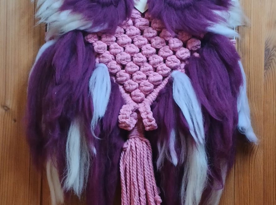 Makramee Eule #6