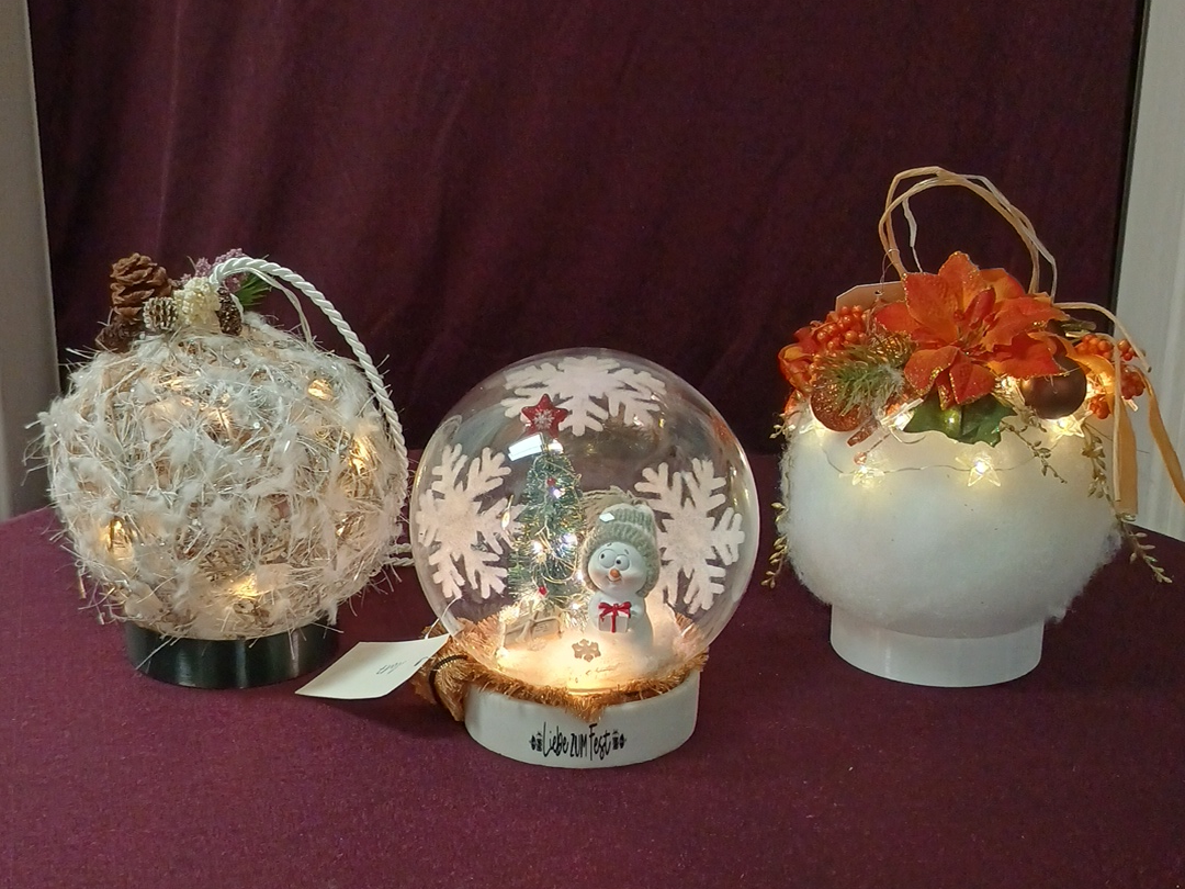 Schneekugeln 1003 + 1004 +1017