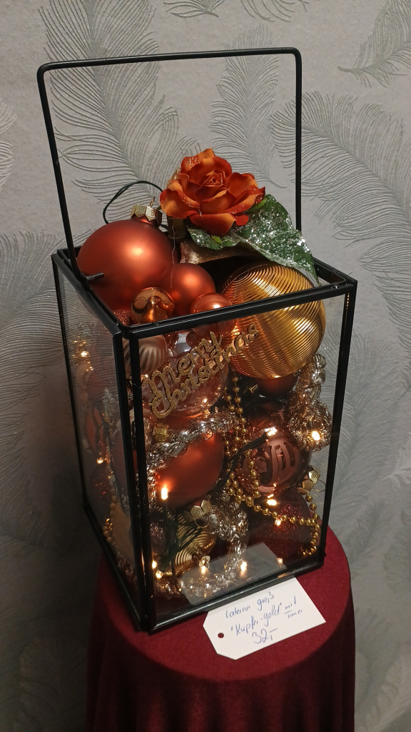 1051 - Laterne Groß Kupfer Gold