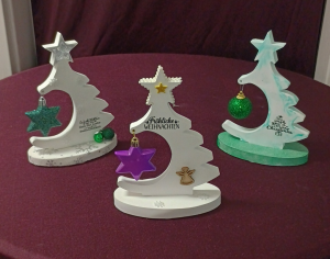 Gegossene Tannenbäume