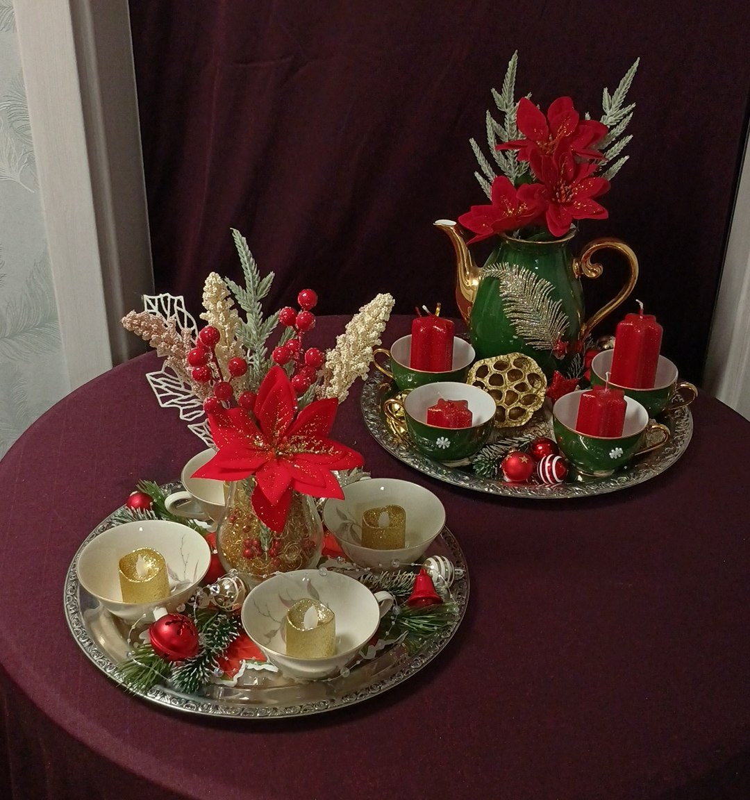 Adventskranz Kaffetassen 1082 - 1083