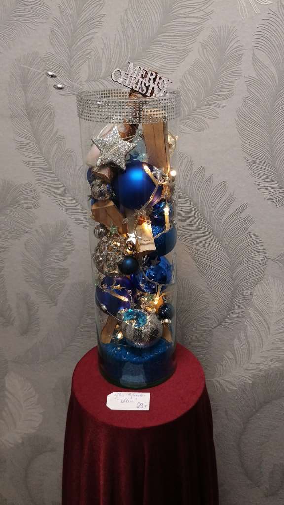 1085 - Glaszylinder Blau