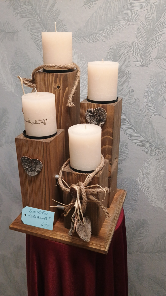 1099 - Kerzenhalter Weihnachtszauber