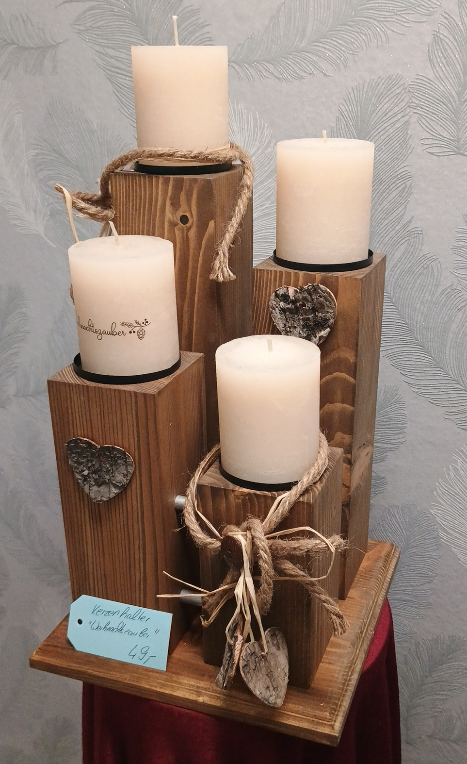 1099 - Kerzenhalter Weihnachtszauber